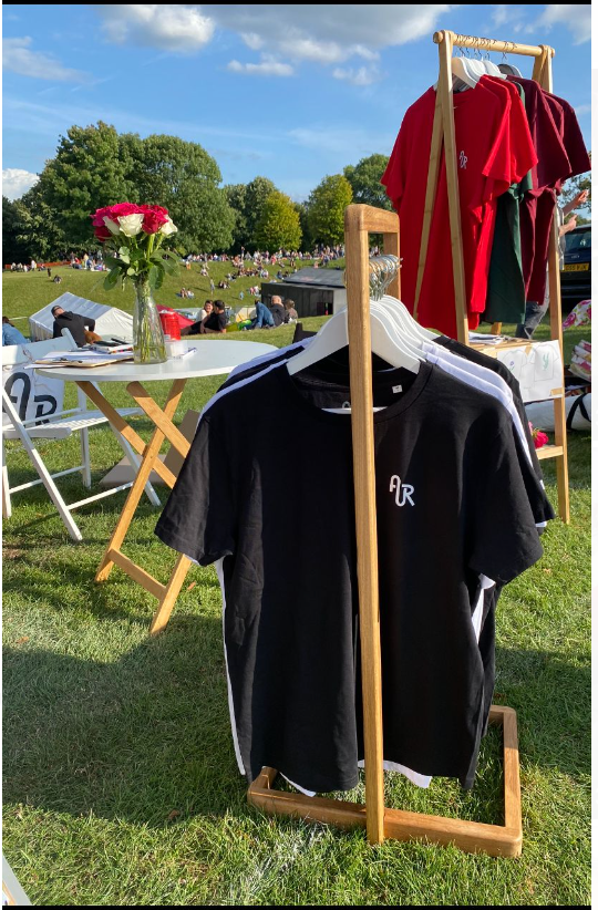 Debut classic brand logo adult Tee - Black