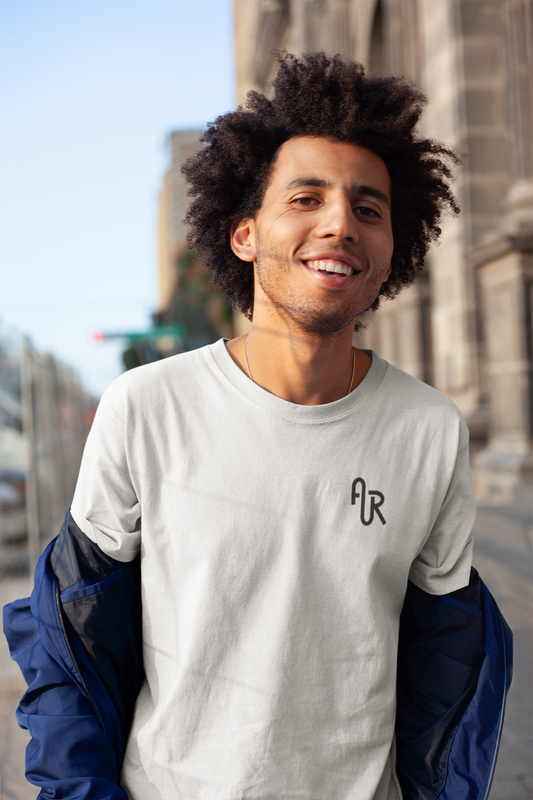 Debut classic brand logo adult Tee - White 